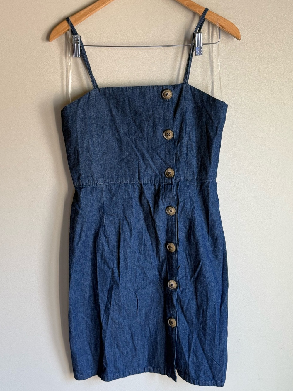 Derek Heart‎ Navy Button-Front Mini Sundress Size Medium